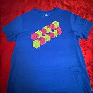 Psycho Bunny Graphic T-Shirt with Neon 3D Block Design